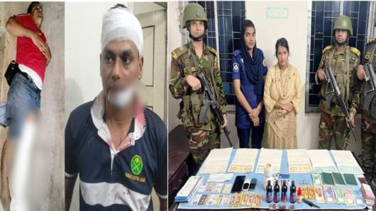 বরিশালে মাদক ব্যবসায় বাঁধা দেয়ায় অবসরপ্রাপ্ত ২ সেনা সদস্যের ওপর হামলা:আটক ১