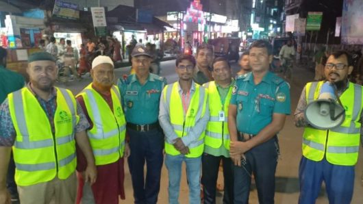 বিসর্জনের দিনেও বরিশালে অব্যাহত নিসচার কার্যক্রম