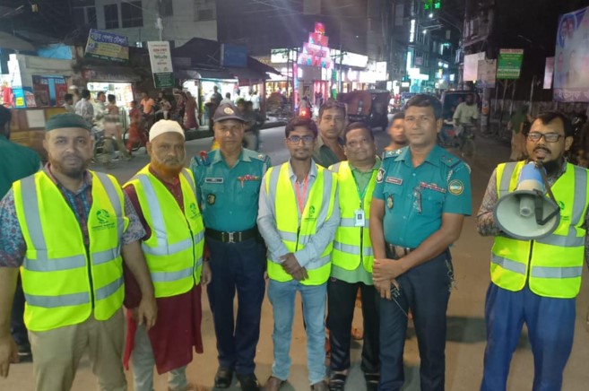 বিসর্জনের দিনেও বরিশালে অব্যাহত নিসচার কার্যক্রম