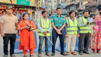 ৪র্থ দিনেও বরিশালে কাজ করছে নিসচার সড়ক যোদ্ধারা ,এডিসি রুনা লায়লা