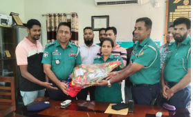 বরিশাল মেট্রোপলিটন উত্তর বিভাগের ডিসি (রুনা লায়লা’র) যোগদান!
