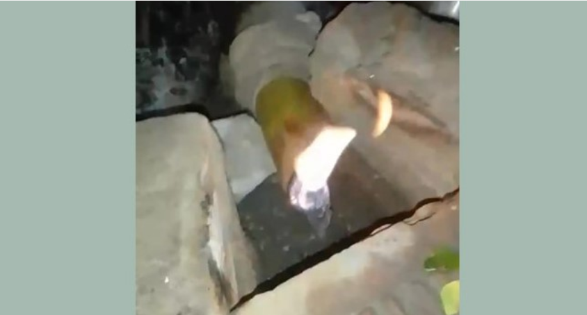 গলাচিপায় টিউবওয়েলের পাইপে দেখা মিললো প্রাকৃতিক গ্যাস
