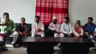গনধিকার পরিষদের সভাপতি নুরু এর সাংবাদিকদের সাথে মতবিনমিয়