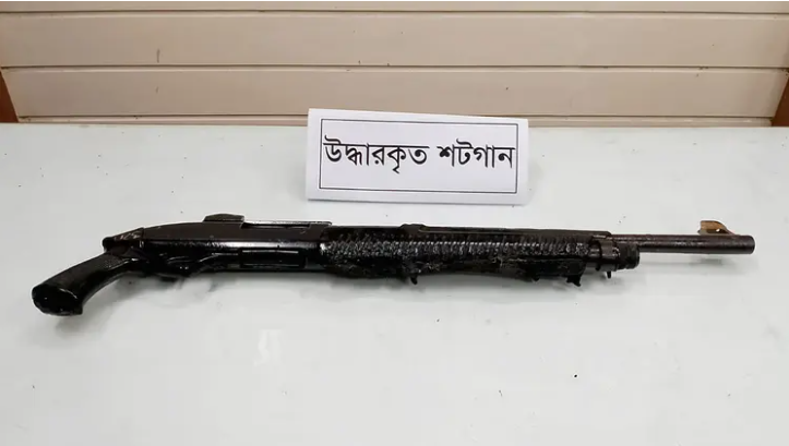 কুষ্টিয়ায় কাশবন থেকে শটগান উদ্ধার