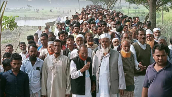 মেহেন্দিগঞ্জে ৪টি চরের মৌজা নিয়ে মানুষের মধ্যে উত্তেজনা! গোবিন্দপুর চরবাসীর প্রতিবাদ সভা!
