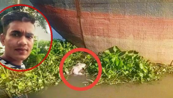 পটুয়াখালীতে ধাওয়া খেয়ে নদীতে ঝাঁ প, দুদিন পর ভেসে উঠল যুবকের লা শ