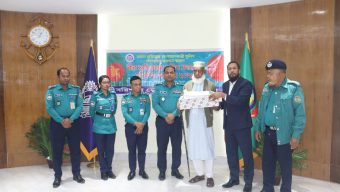 বরিশালে বীর মুক্তিযোদ্ধা পুলিশ সদস্যদের বিএমপি পুলিশ কমিশনার সংবর্ধনা,