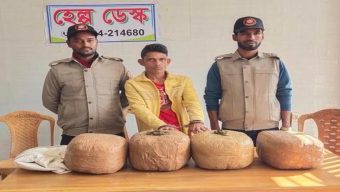 নেছারাবাদে মাদকদ্রব্য নিয়ন্ত্রন অধিদপ্তরের অভিযানে ১৬ কেজি গাজাসহ গ্রেফতার-১
