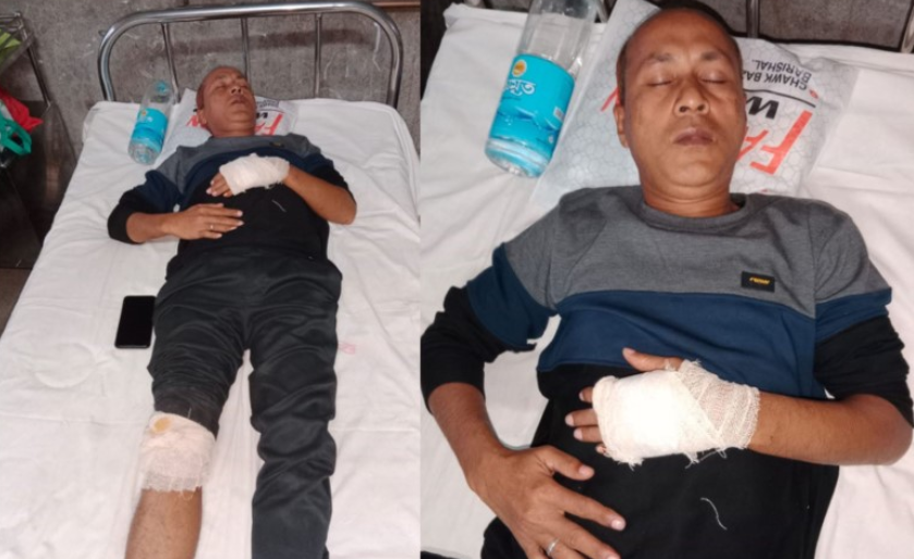 বরিশালে আ’লীগ নেতার অনুসারীদের ত্রাস!, ব্যবসায়ীকে কুপিয়ে জখম