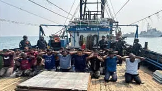 আটক বাংলাদেশি ৭৮ নাবিকের ছবি প্রকাশ করল ভারতীয় কোস্ট গার্ড