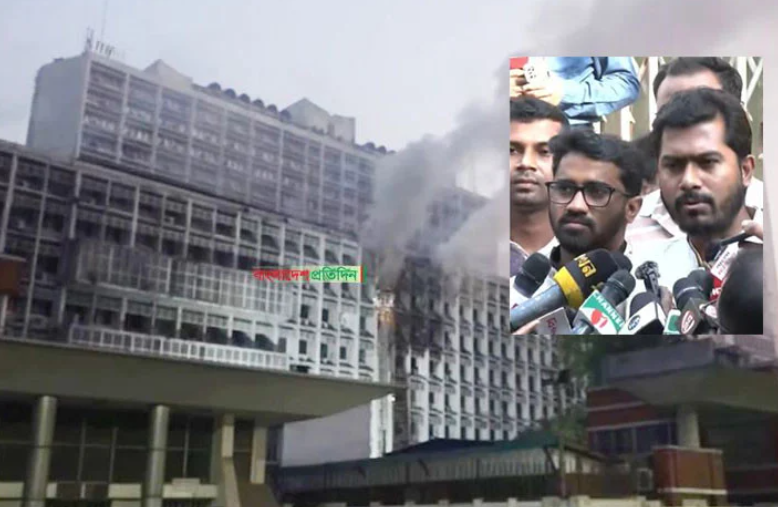 সচিবালয়ে আগুন দুর্ঘটনা নয়, পরিকল্পিত: নুরুল হক নুর