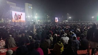 পটুয়াখালীতে মিজানুর রহমান আজহারীর মাহফিলে মানুষের ঢল