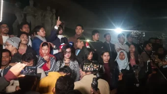 ছাত্রদলের বিরুদ্ধে মিথ্যা অপপ্রচারের প্রতিবাদে ঢাবিতে বিক্ষোভ