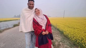 প্রেমের টানে নাটোরে মালয়েশিয়ান তরুণী