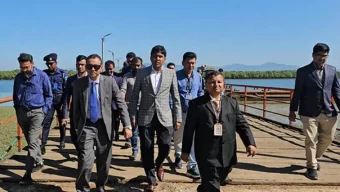 টেকনাফ স্থলবন্দর পরিদর্শন করলেন শ্রম ও কর্মসংস্থান সচিব