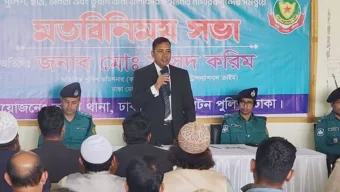 থানায় সেবা নিতে কোনো ধরনের তদবিরের প্রয়োজন নেই:মো. মাসুদ করিম