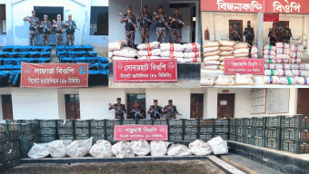 চোরাই পথে এলো মদ মাংস, যাচ্ছিল মাছ রসুন