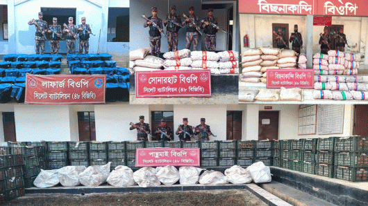 চোরাই পথে এলো মদ মাংস, যাচ্ছিল মাছ রসুন