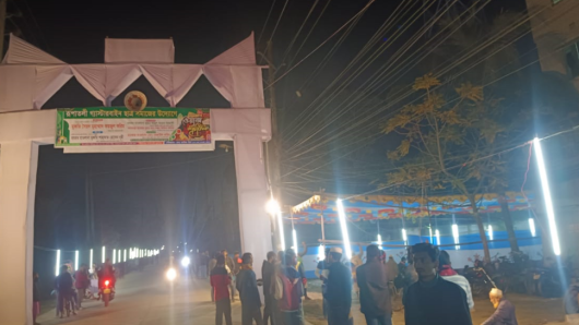 নগরীর গ্যাস্টারবাইন তরুণ ছাত্র সমাজের উদ্যোগ ১দিন ব্যাপী ওয়াজ মাহফিল