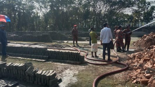 নলছিটিতে অবৈধ পাঁজাসহ ইট ধ্বংস, ৩ লাখ টাকা জরিমানা