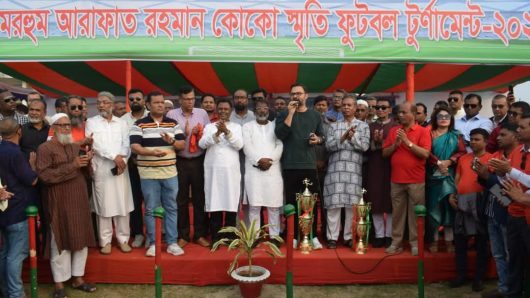 বরিশালে কোকো স্মৃতি ফুটবল টুর্নামেন্টের ফাইনাল খেলা অনুষ্ঠিত