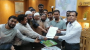 বেলতলা খেয়াঘাটের ইজারা বাতিলের দাবিতে স্বারকলিপি প্রদান