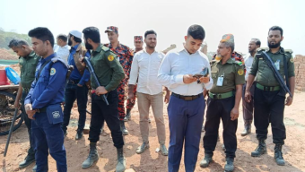 বরিশালে ১০ অবৈধ ইটভাটার চিমনি গুঁড়িয়ে দিল প্রশাসন
