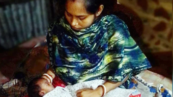 কীর্তনখোলার তীর থেকে উদ্ধার সেই শিশু ফিরল আপন ঠিকানায়