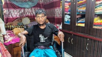 নগরীতে সড়ক দুর্ঘটনায় পঙ্গু ইজিবাইক চালক, মানবিক সাহায্যের আবেদন