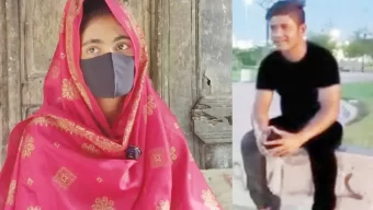 বরিশালে স্ত্রীর স্বীকৃতি পেতে প্রবাসীর বাড়িতে প্রেমিকার অনশন