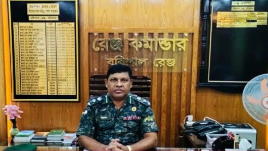 বরিশাল রেঞ্জের আনসার ও ভিডিপির নতুন কমান্ডার আব্দুস সামাদের যোগদান