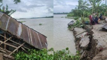 মাথা গোঁজার ঠাঁই টুকু কেড়ে নিলো সন্ধ্যা নদীতে