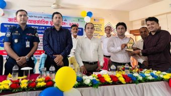 ঝালকাঠির শ্রেষ্ঠ যুব সংগঠক পুরস্কার পেলেন আরিফুর রহমা