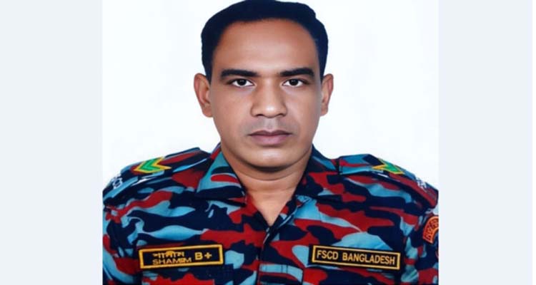 আগুন নেভাতে গিয়ে দগ্ধ ফায়ার ফাইটার শামীম মারা গেছেন