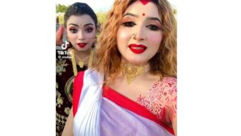 বরিশালে মুসলিম মেয়েকে দূর্গা’র সাজ,ইসলাম ধর্মকে অবমাননা (পর্ব-১