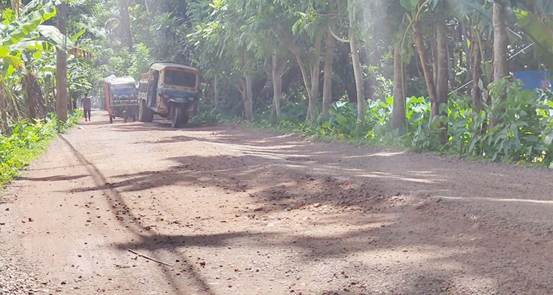 পিরোজপুরে রাস্তার কাজ না করেই টাকা তুলে নিলেন ঠিকাদার
