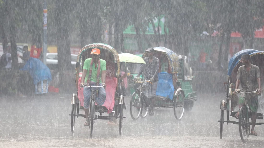 বরিশালসহ ৩ বিভাগে বজ্র বৃষ্টির আভাস: আবহাওয়া