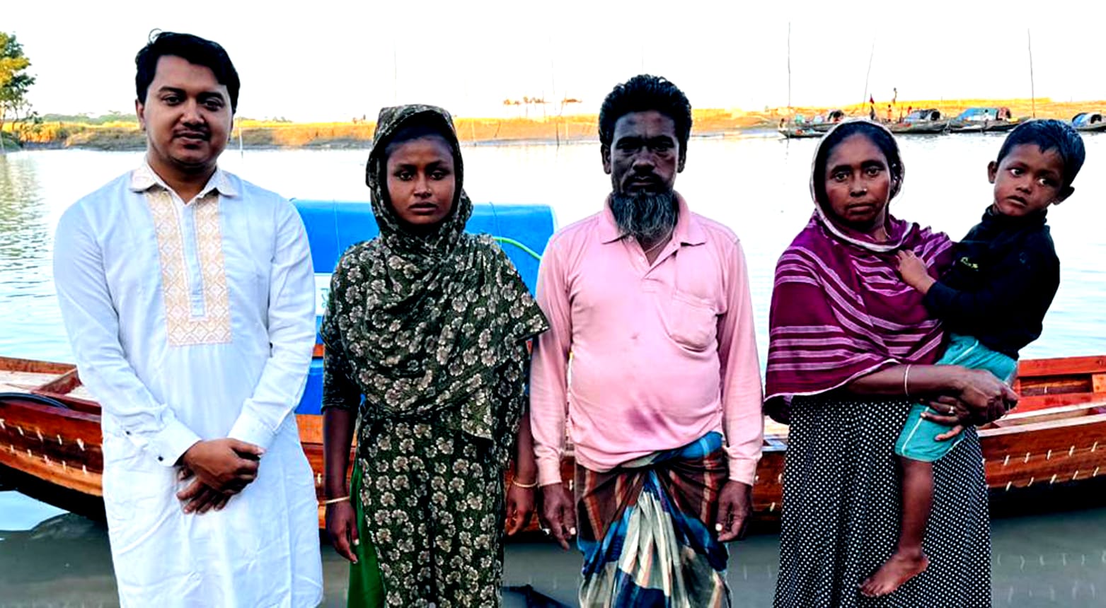 বরিশালে লঞ্চের ধাক্কায় নিহত রমজানের অসহায় পরিবারের পাশে ইয়ুথনেট গ্লোবাল