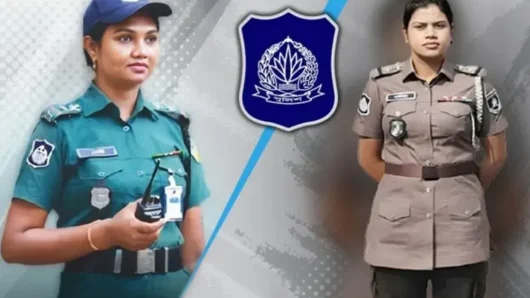 বাংলাদেশ-পুলিশ নতুন ইউনিফর্মে