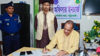 বরিশাল বিভাগের নিরাপত্তা জোরদারে ডিআইজি’ মঞ্জুর মোর্শেদ আলমের থানা পরিদর্শন