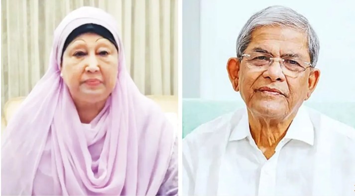 গভীর রাতে খালেদা জিয়াকে দেখতে হাসপাতালে ছুটে গেলেন মির্জা ফখরুল