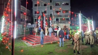 বাউফল কেন্দ্রীয় শহীদ মিনারে আলোকসজ্জা নিয়ে সমালোচনা