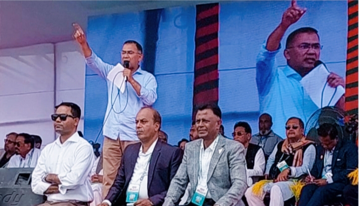 বরিশালের জনসভা যোগদিলেন তারেক রহমান:ভোলা সেতু নির্মাণের আশ্বাস