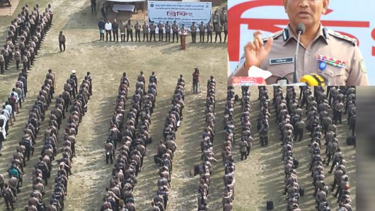 বরিশালে ত্রয়োদশ নির্বাচন উপলক্ষে বিএমপি কমিশনার ব্রিফিং প্যারেড অনুষ্ঠিত