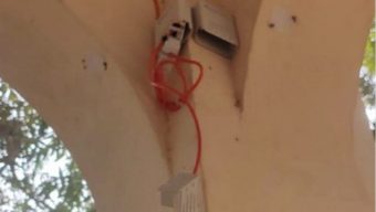 ভোটের আগেই ভোটকেন্দ্র থেকে সিসি ক্যামেরা চুরি