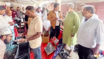 বরিশালে প্রতিমন্ত্রীর রাজিব আহসান উদ্যোগে ন্যায্যমূল্যের বাজার চালু