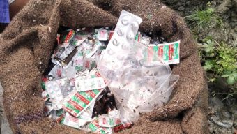 নদে মাছ ধরতে গিয়ে মিলল ২ বস্তা সরকারি ওষুধ