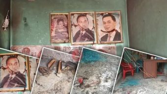 বিএনপি কার্যালয়ে পেট্রোল ঢেলে আগুন