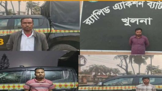 পাথরঘাটার সুজন হত্যা মামলায় র‍্যাব-৮’র অভিযানে ৪ আসামি গ্রেপ্তার