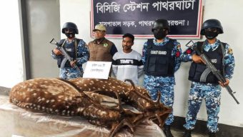 বরগুনায় জবাই করা হরিণসহ স্বামী গ্রেপ্তার, ক্ষুব্ধ হয়ে তালাক দিলেন স্ত্রী